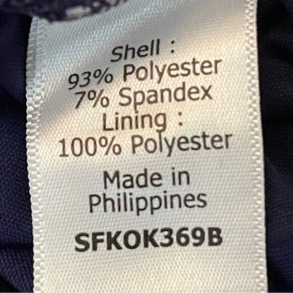 41 Hawthorn Navy, Red & White Faux Wrap Office Career Dress NWOT Size M - Picture 11 of 14